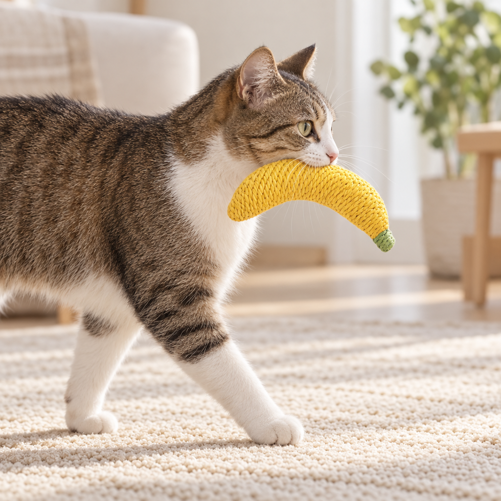 La taille d'une vraie banane