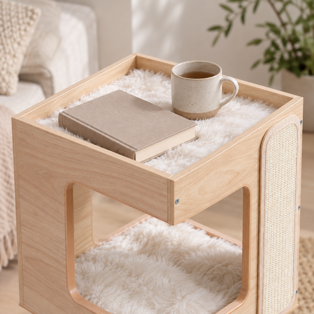 Une table de chevet qui lui appartient