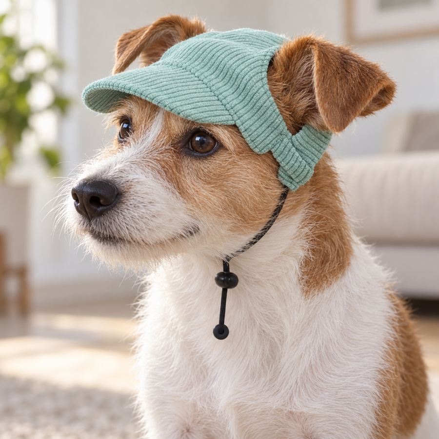 Casquette Côtelée Gaston – Vert amande