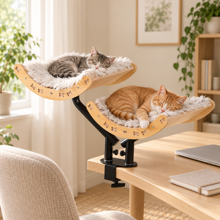 Hamac de Bureau Léon – Bois naturel
