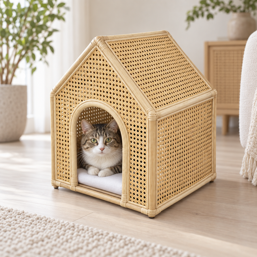 Maison en Rotin Colette – Rotin naturel