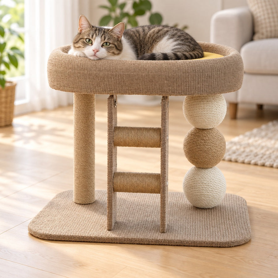 Perchoir à Chat Clémence – Jaune