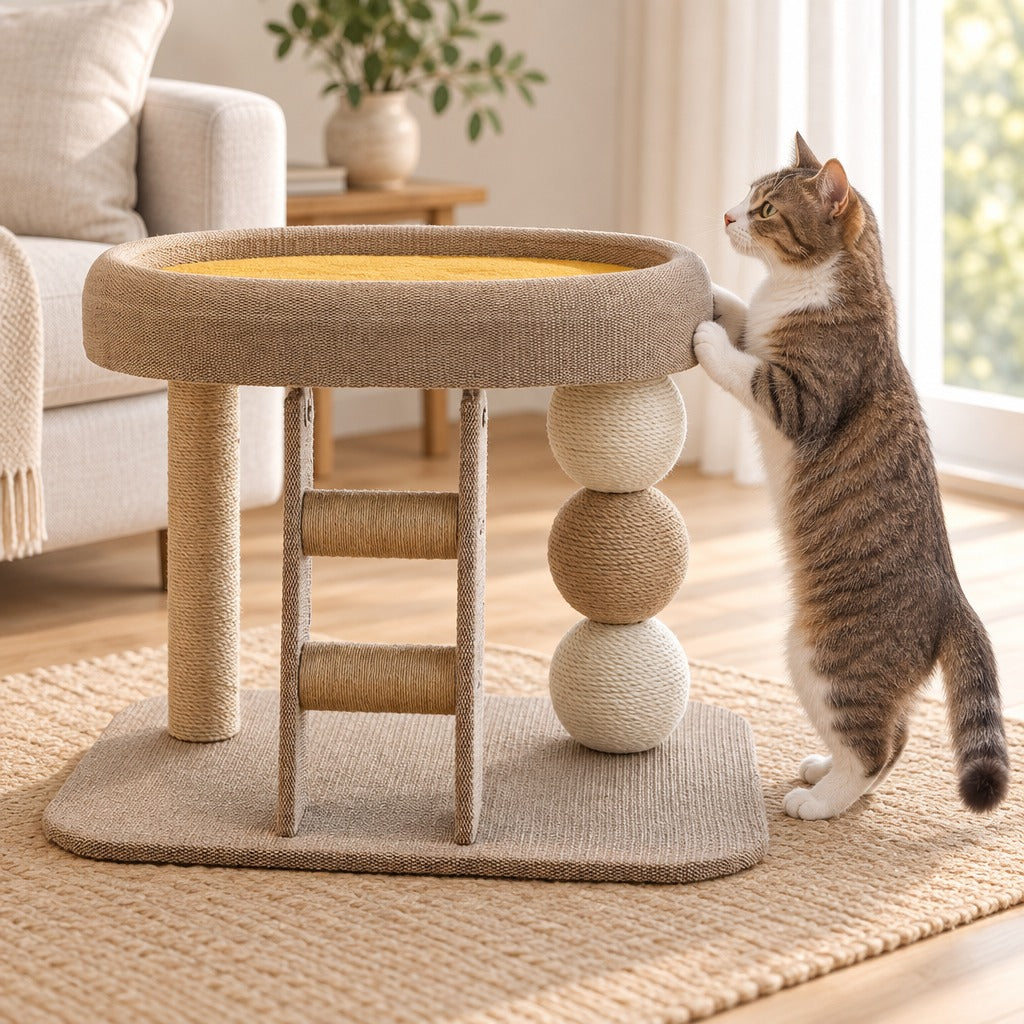 Deux montées, au choix du chat