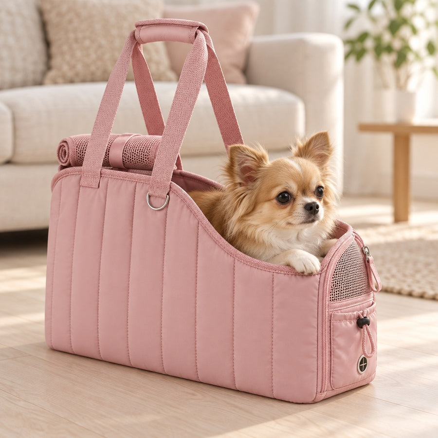 Sac de Transport Éloïse – Rose poudre