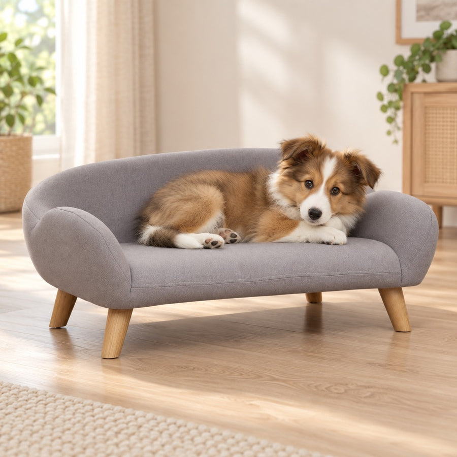 Sofa Fuseau Mélanie – Gris clair