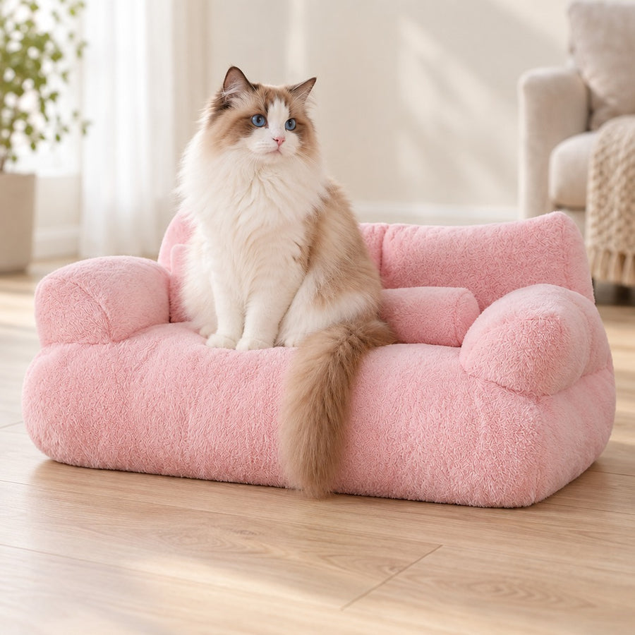 Sofa Moelleux Pascaline – Rose poudré