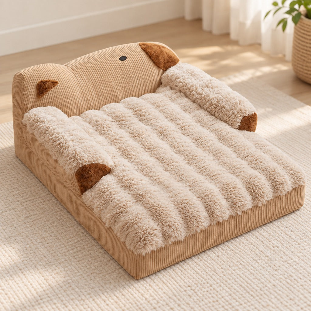 Un rectangle bordé sur trois côtés