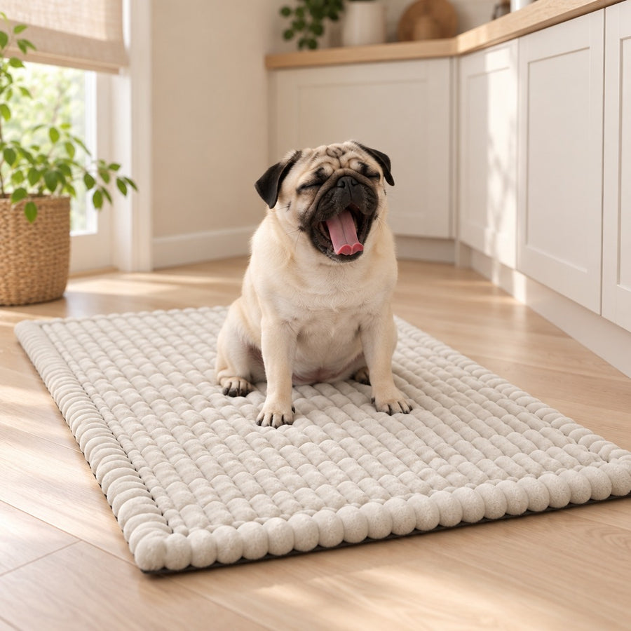 Tapis de Voyage Quentin – Écru
