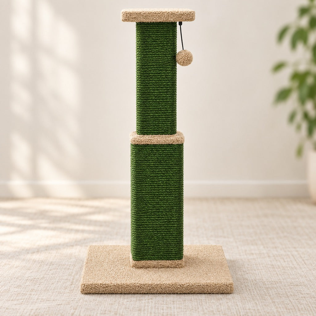 Le totem en coloris Vert vu de face