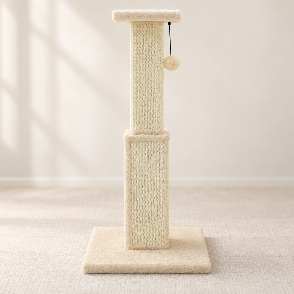 Le totem en coloris Beige vu de face